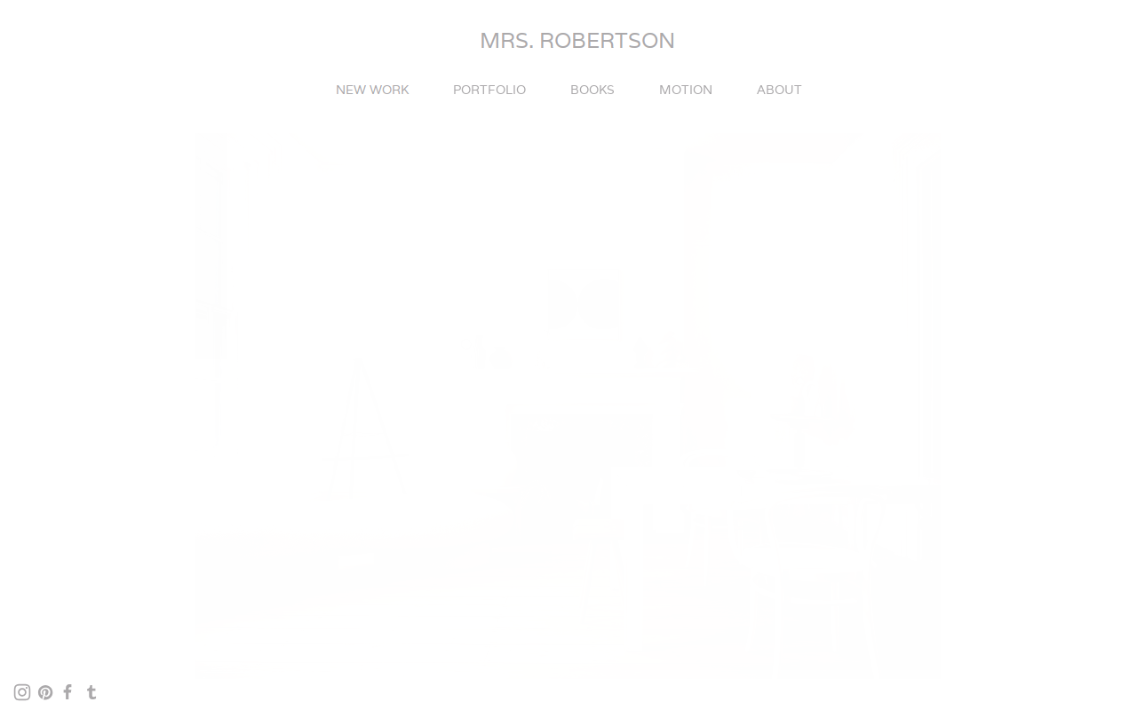 Mrs Robertson website preview