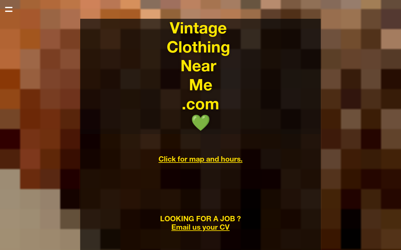 Vintage Clothing Near Me website preview