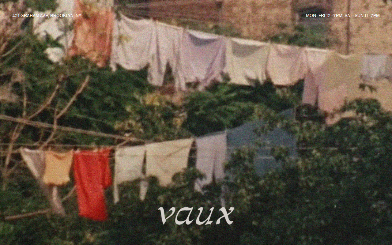 Vaux Vintage website preview