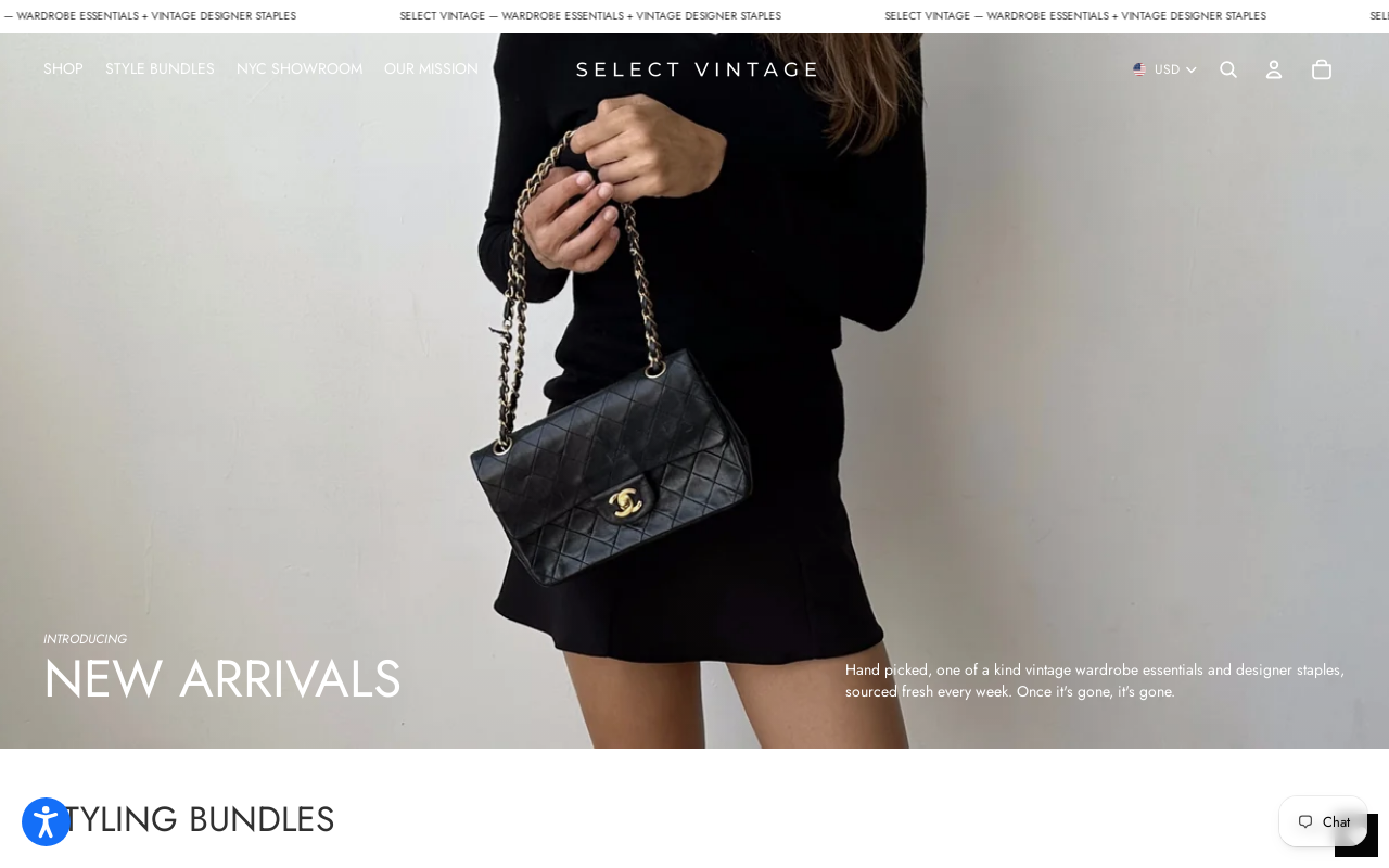 Select Vintage website preview