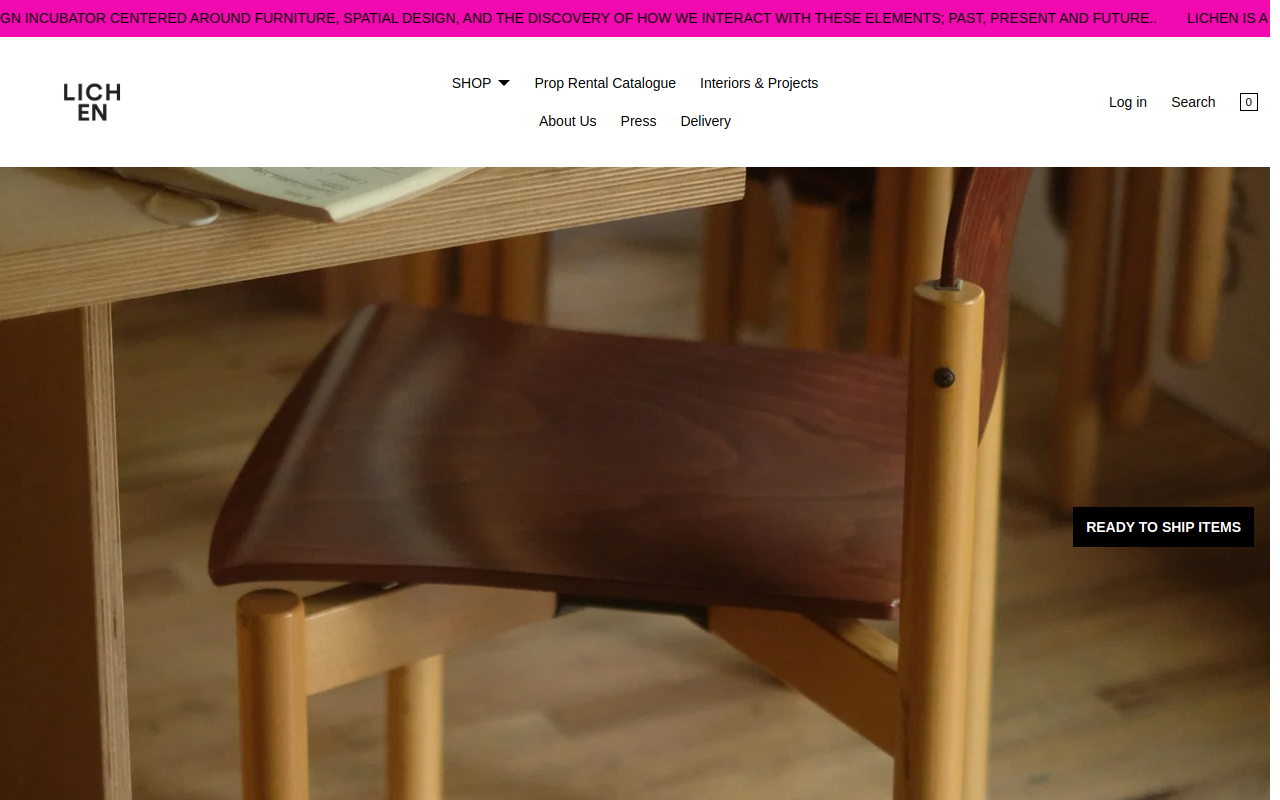 Lichen website preview