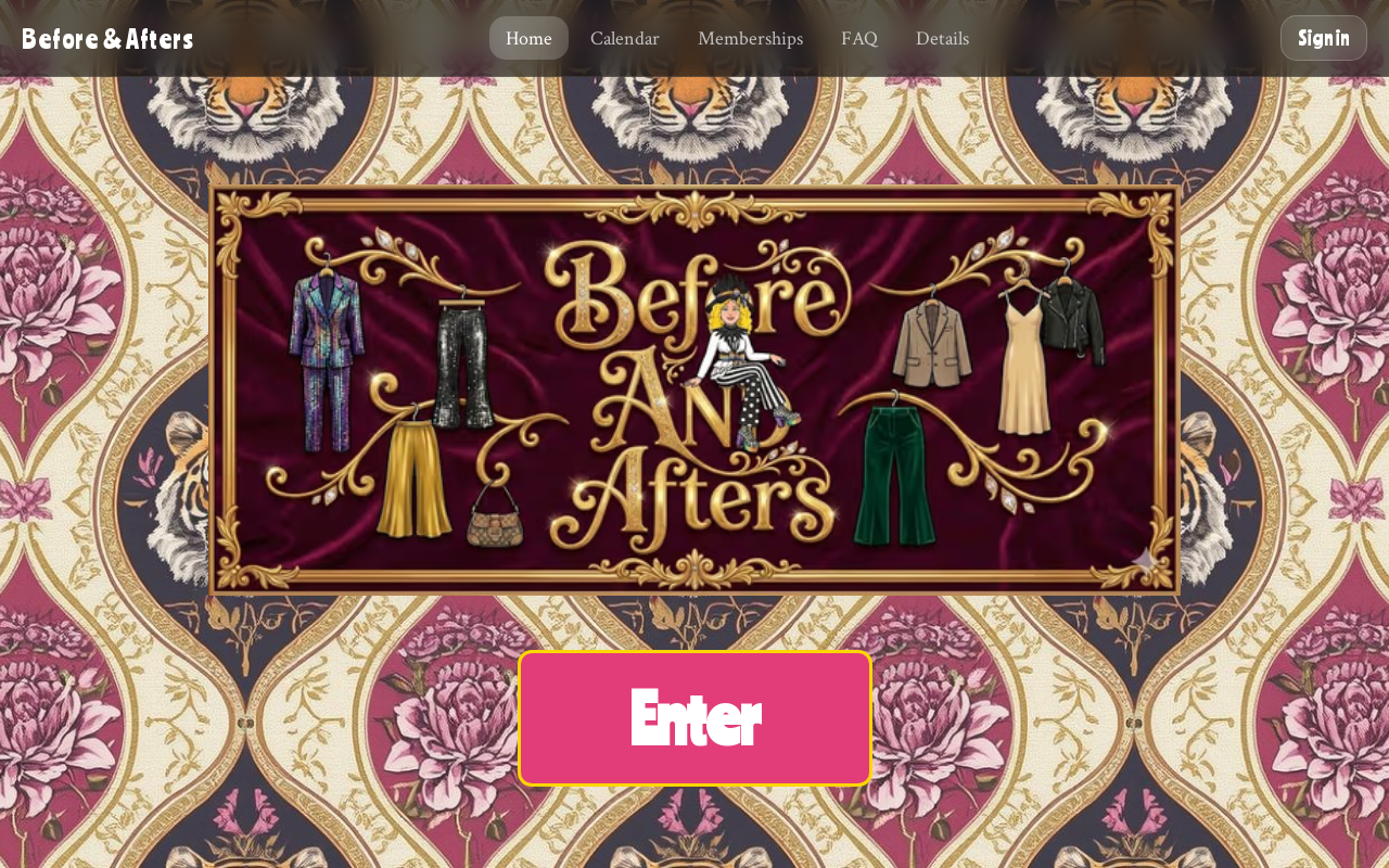 Before & Afters website preview