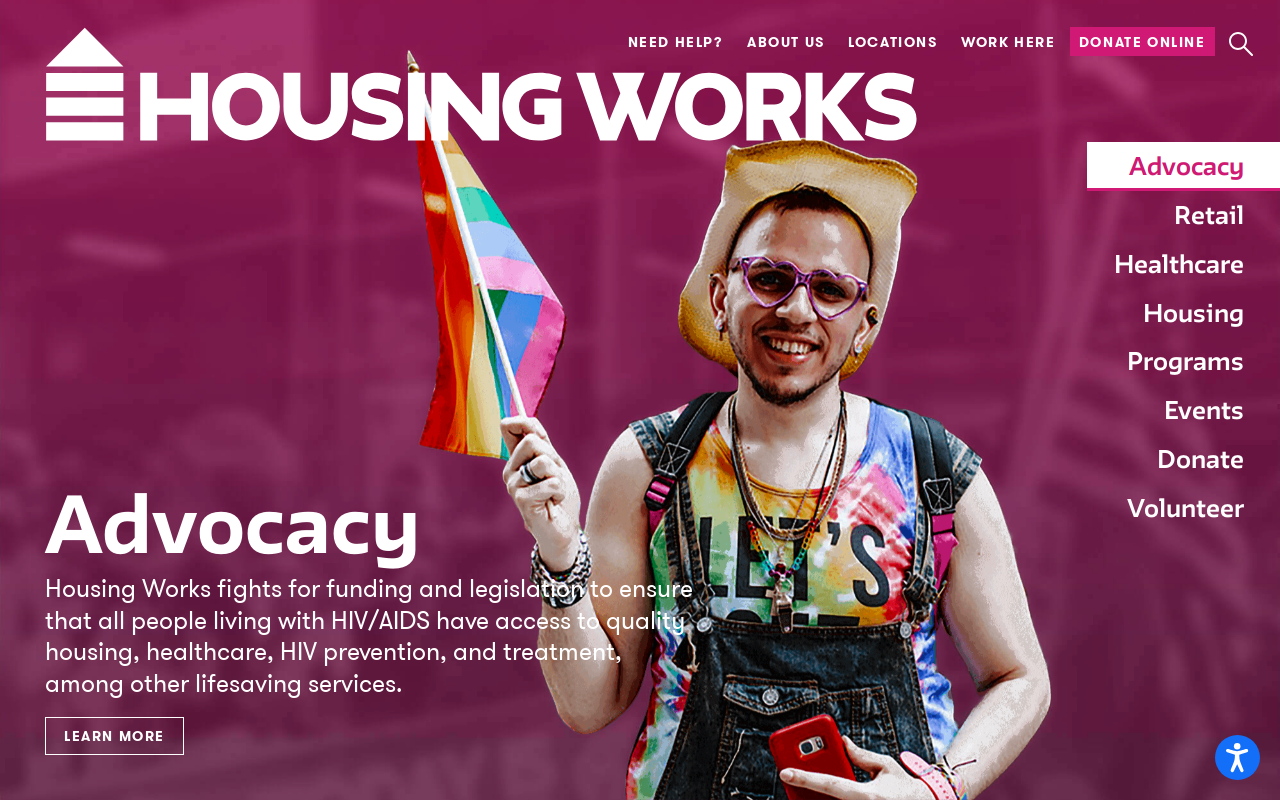 Housing Works Thrift Shops website preview