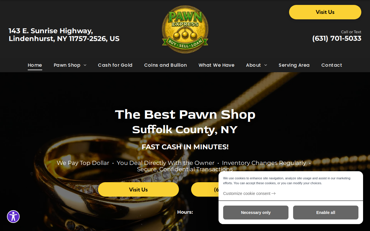 Pawn Express website preview