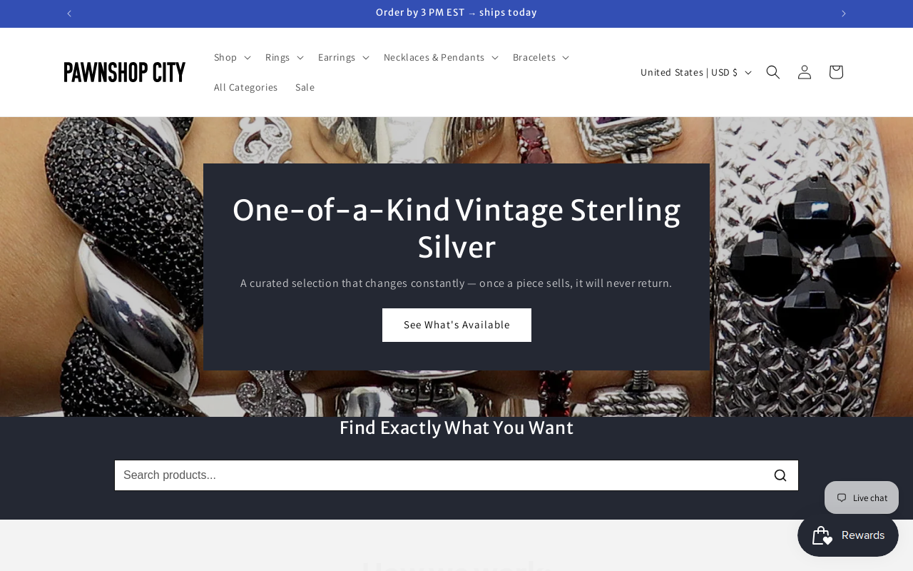 Pawn Shop NYC website preview