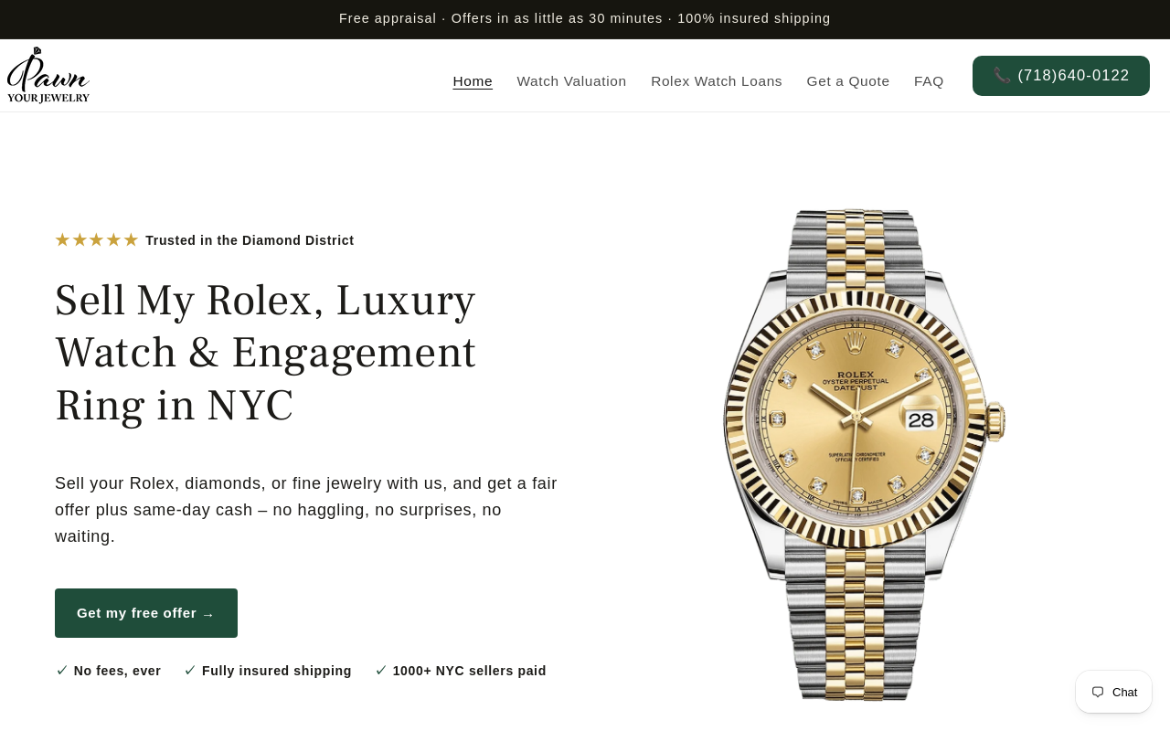pawn your jewelry website preview