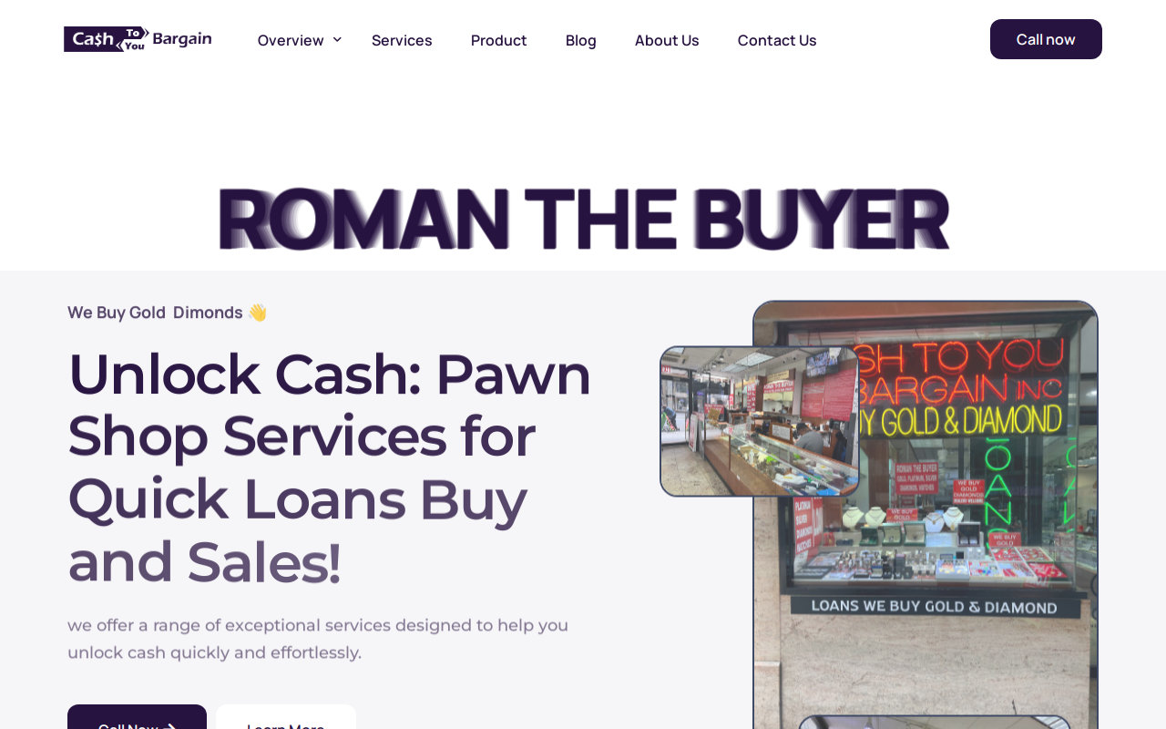 Cash To You Bargain Inc website preview