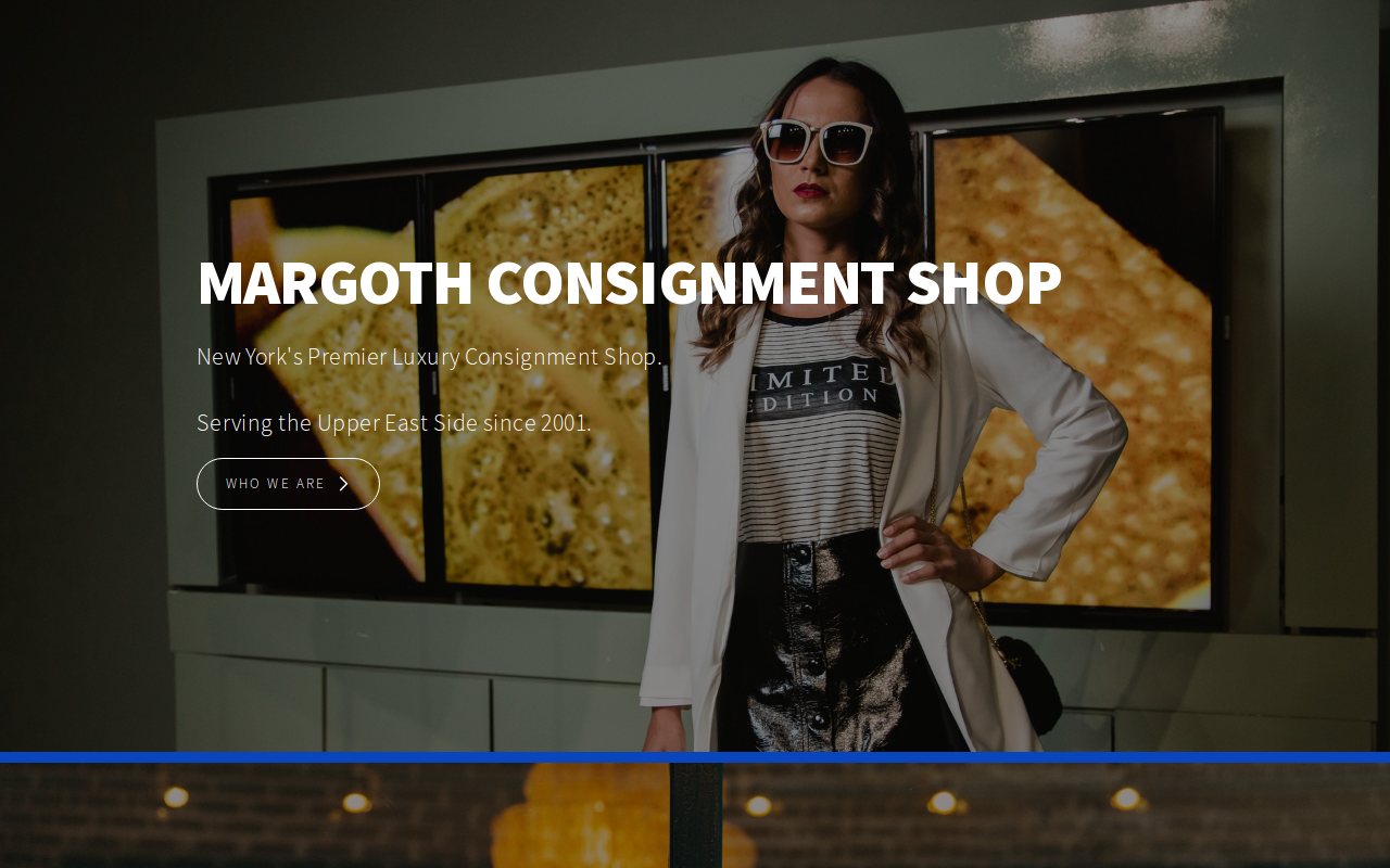 Margoth Consignment Shop website preview