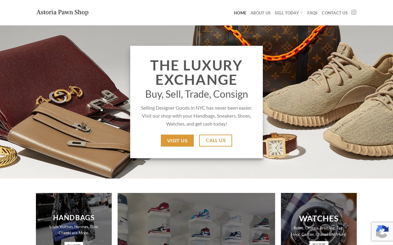 Astoria Luxury Consignment website preview