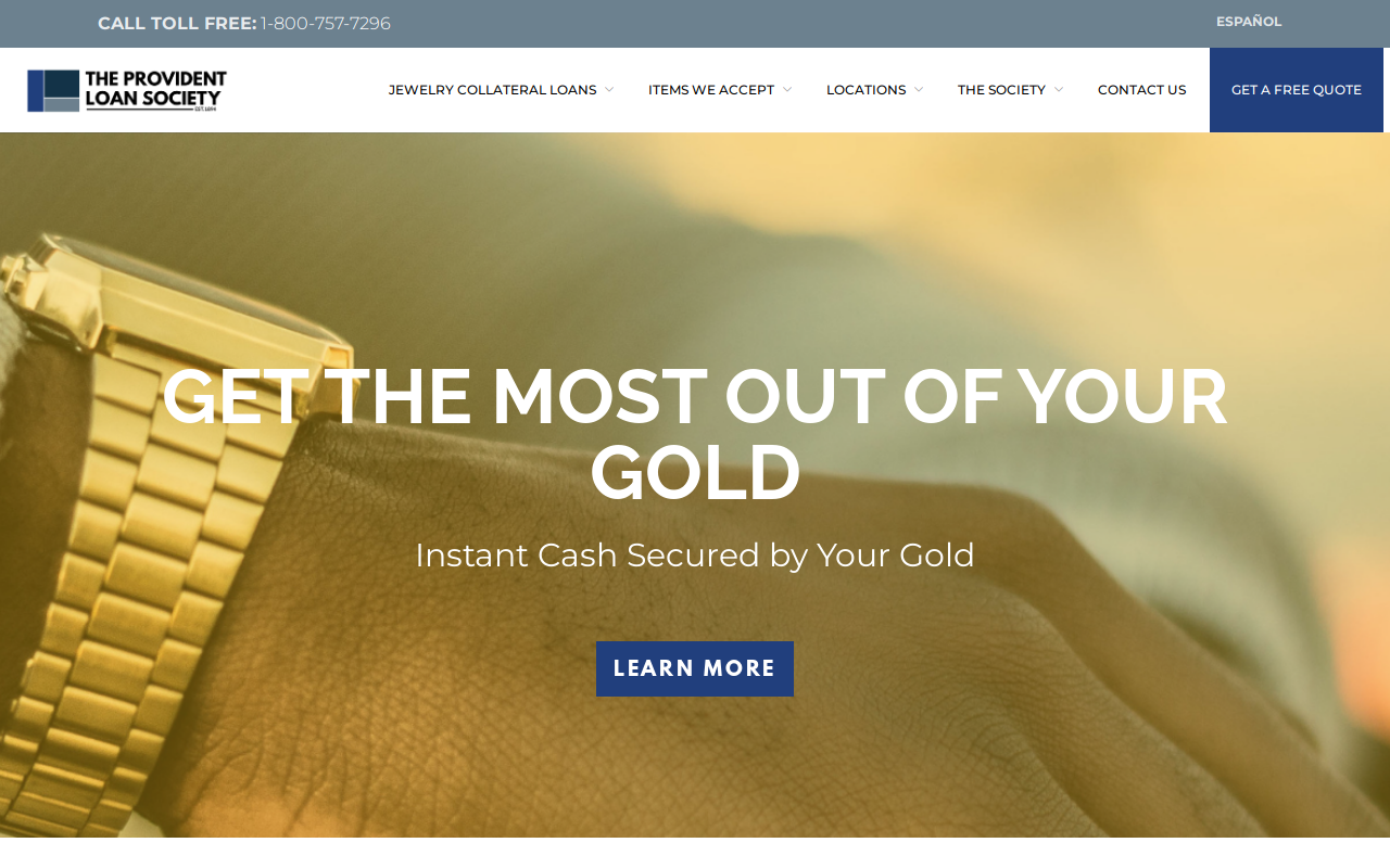 The Provident Loan Society (flushing) website preview