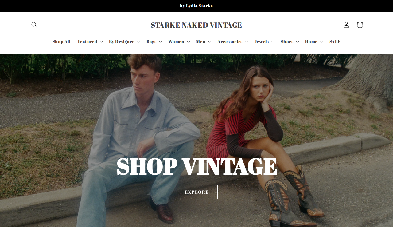 Starke Naked Vintage website preview