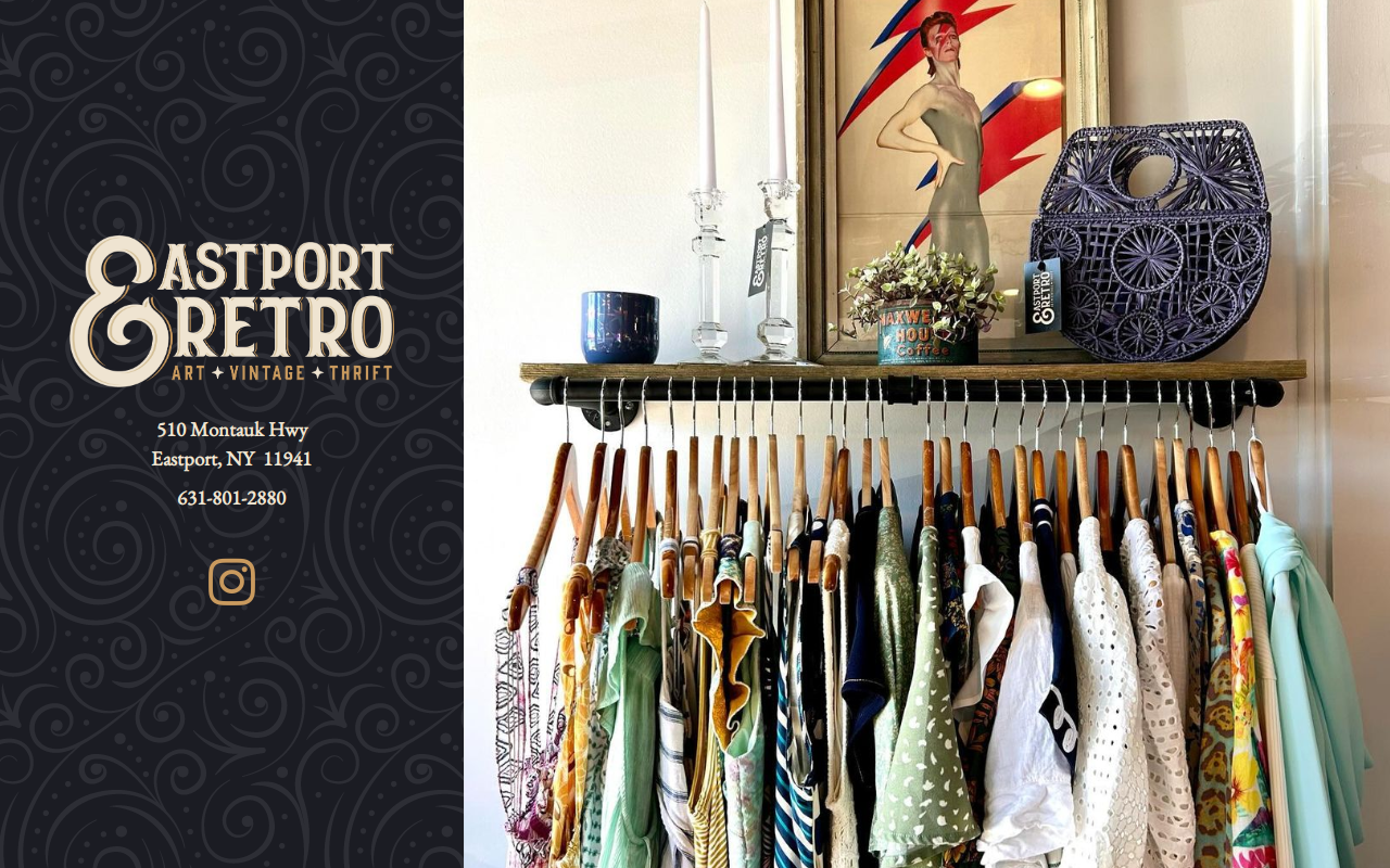 Eastport Retro website preview