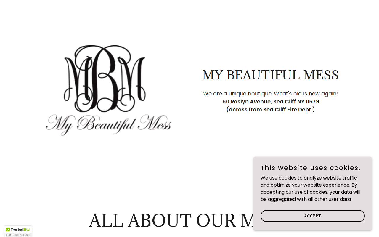 My Beautiful Mess website preview