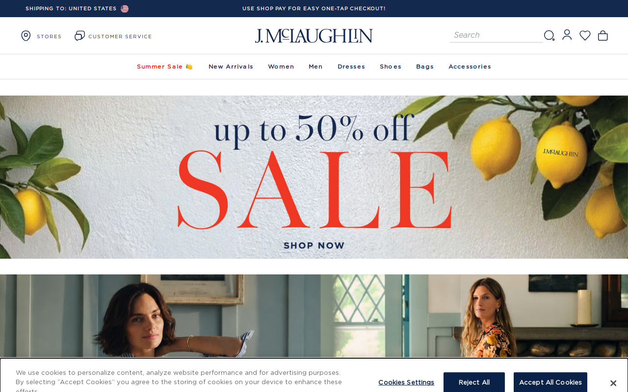 J.McLaughlin website preview