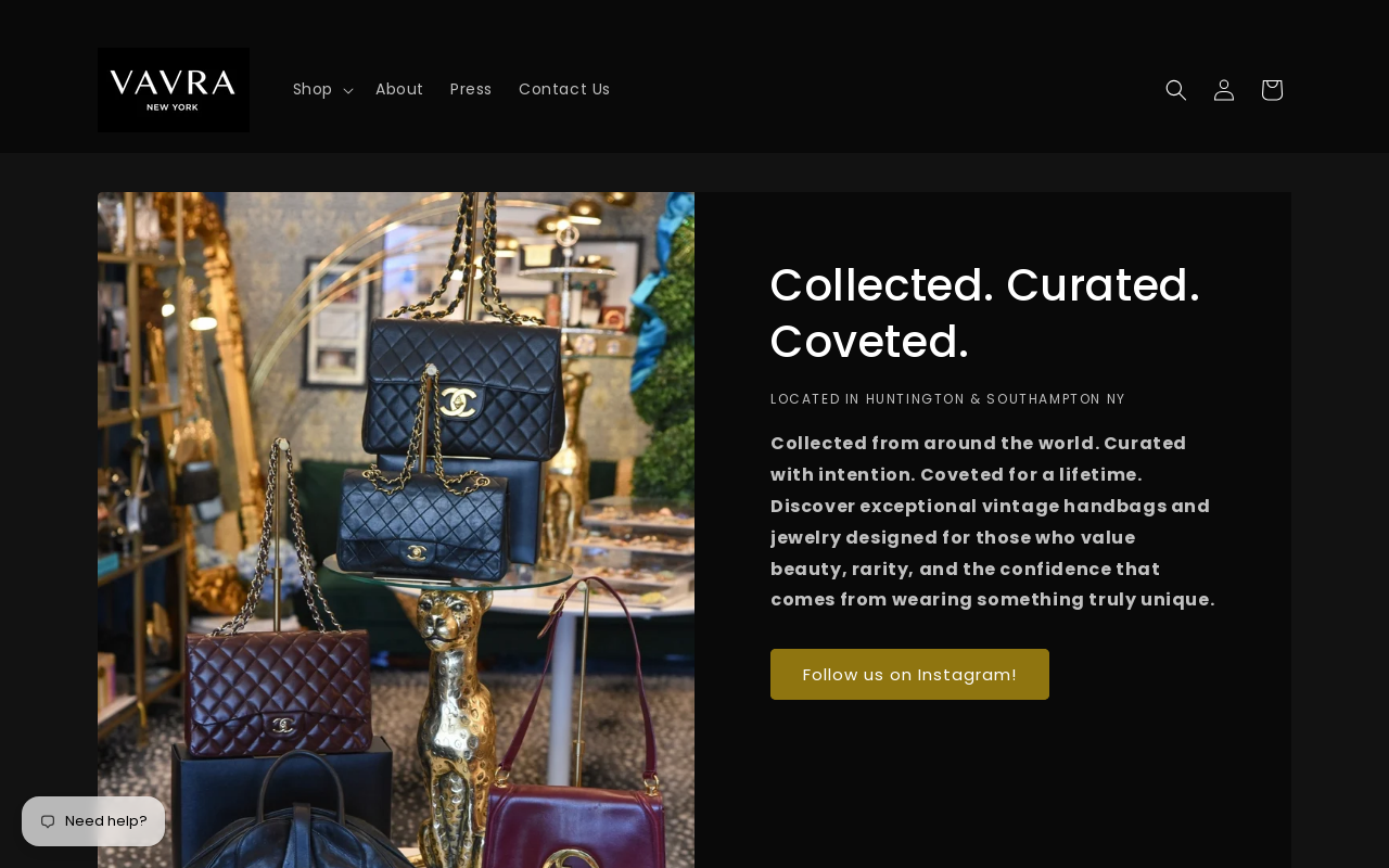 VAVRA New York website preview