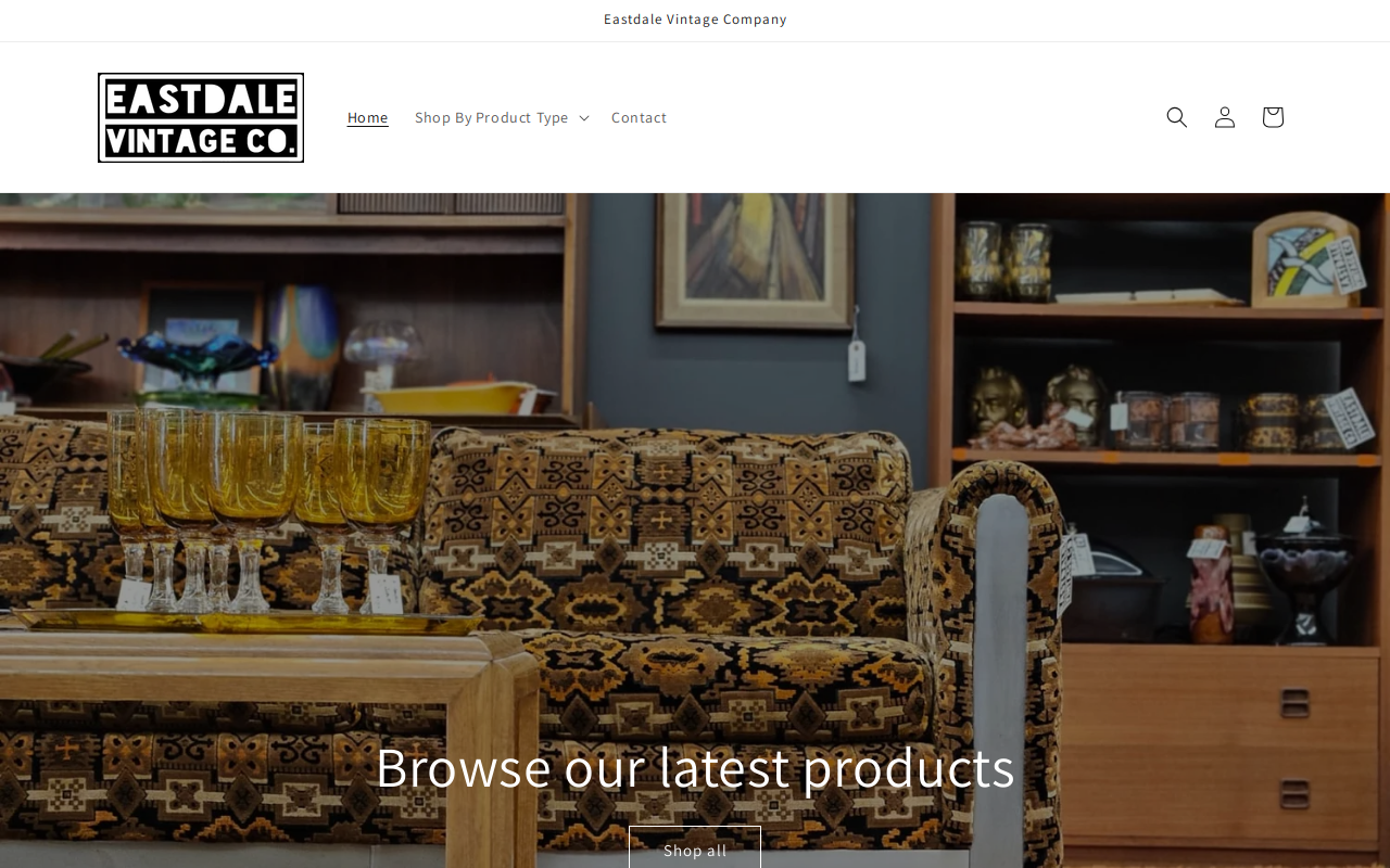 Eastdale Vintage Co. website preview