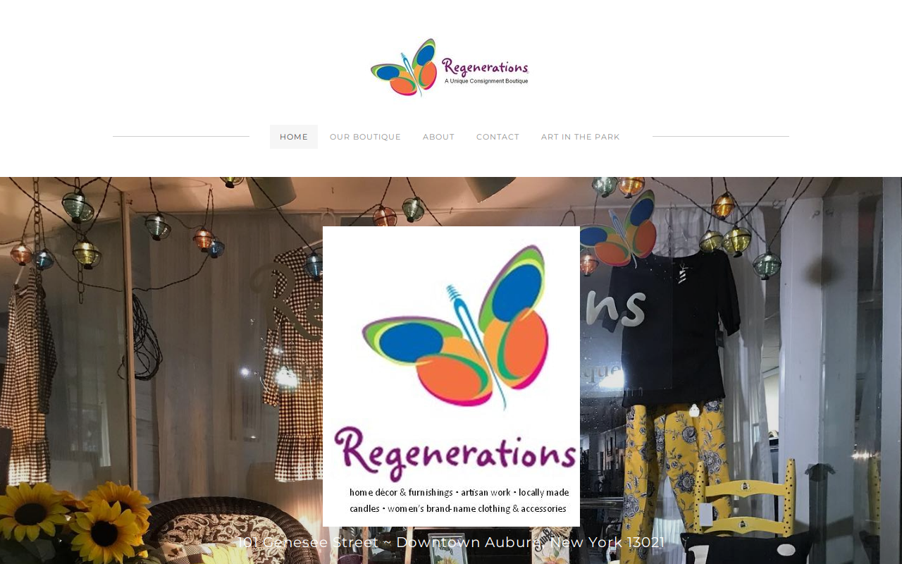 Regenerations website preview