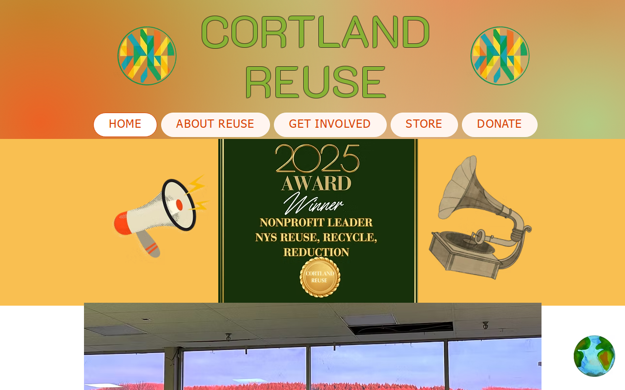 Cortland ReUse website preview