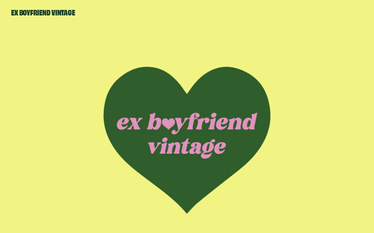 Ex Boyfriend Vintage website preview