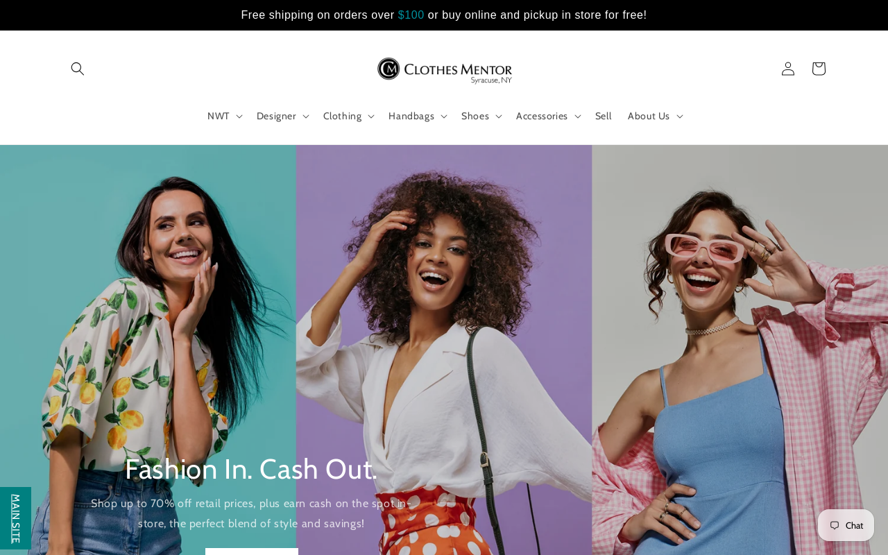 Clothes Mentor Syracuse, NY website preview