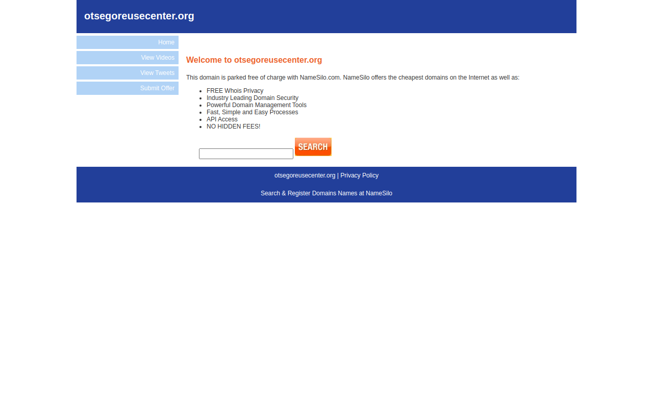 Otsego ReUse Center website preview
