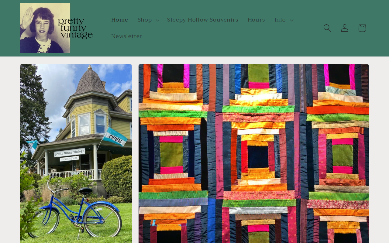Pretty Funny Vintage website preview