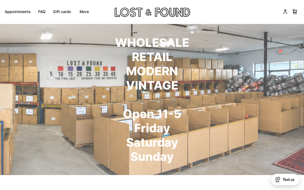Lost & Found website preview
