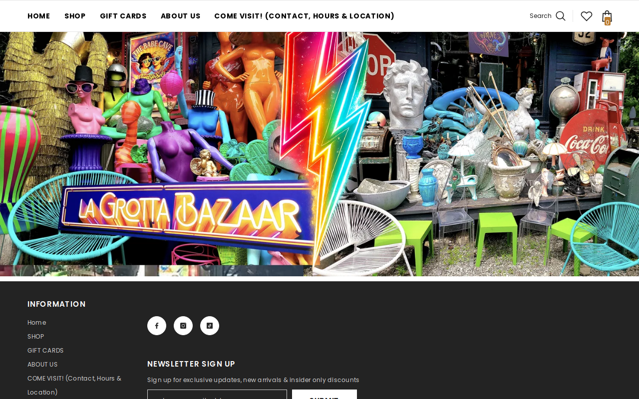 The Babe Cave Vintage website preview
