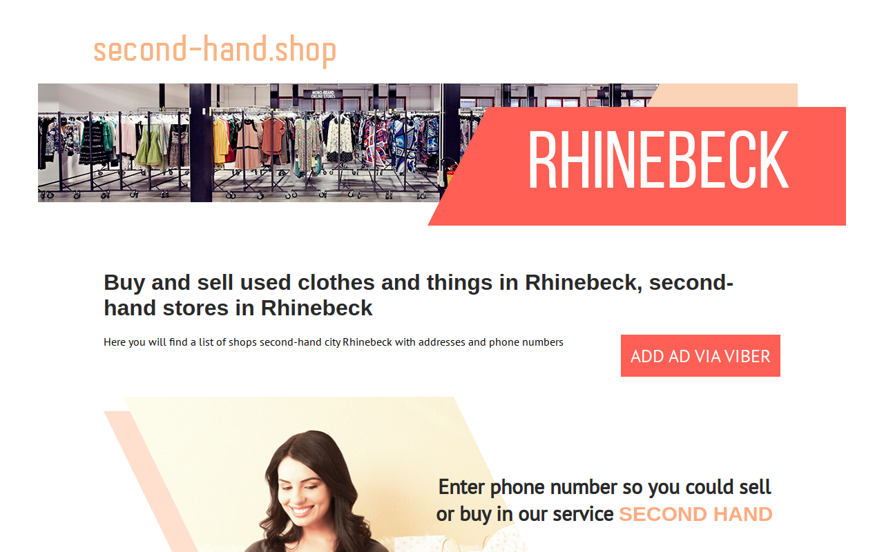 The Clothes Tree website preview