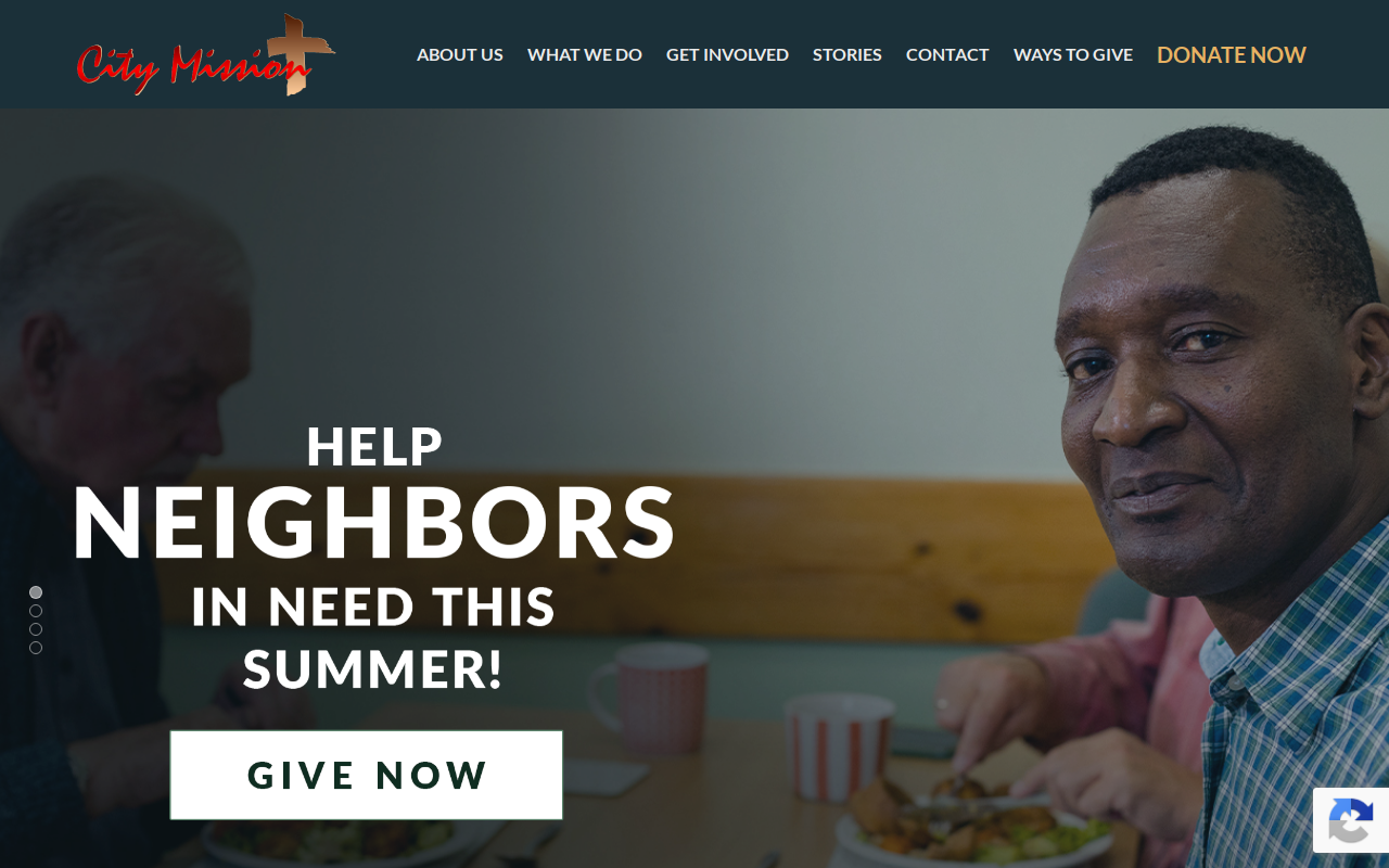 City Mission Thrift Store website preview