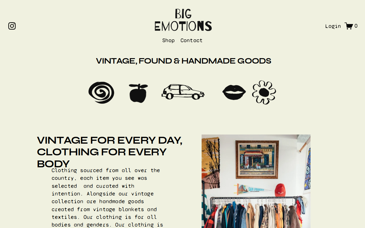 Big Emotions Studio website preview