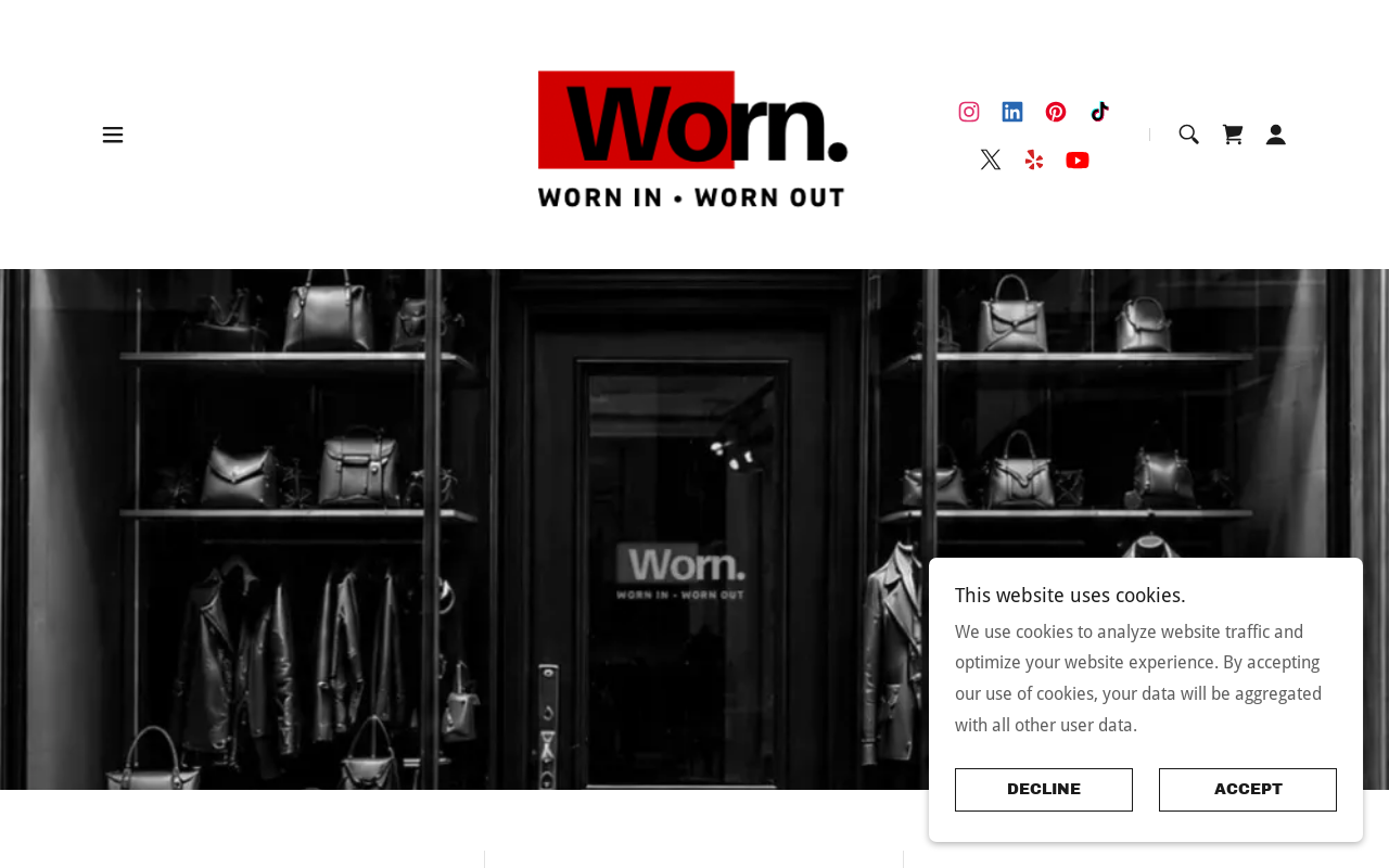 Worn In Worn Out website preview