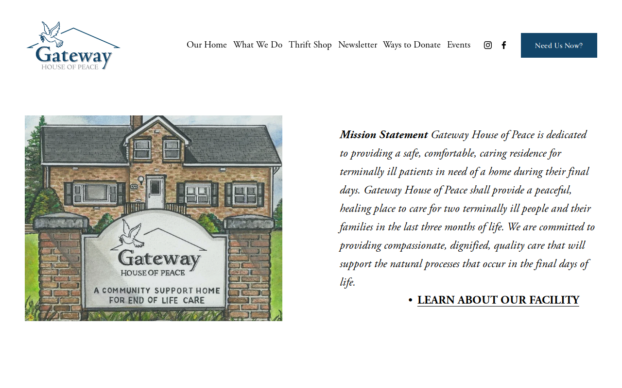 Gateway House Thrift Shop website preview