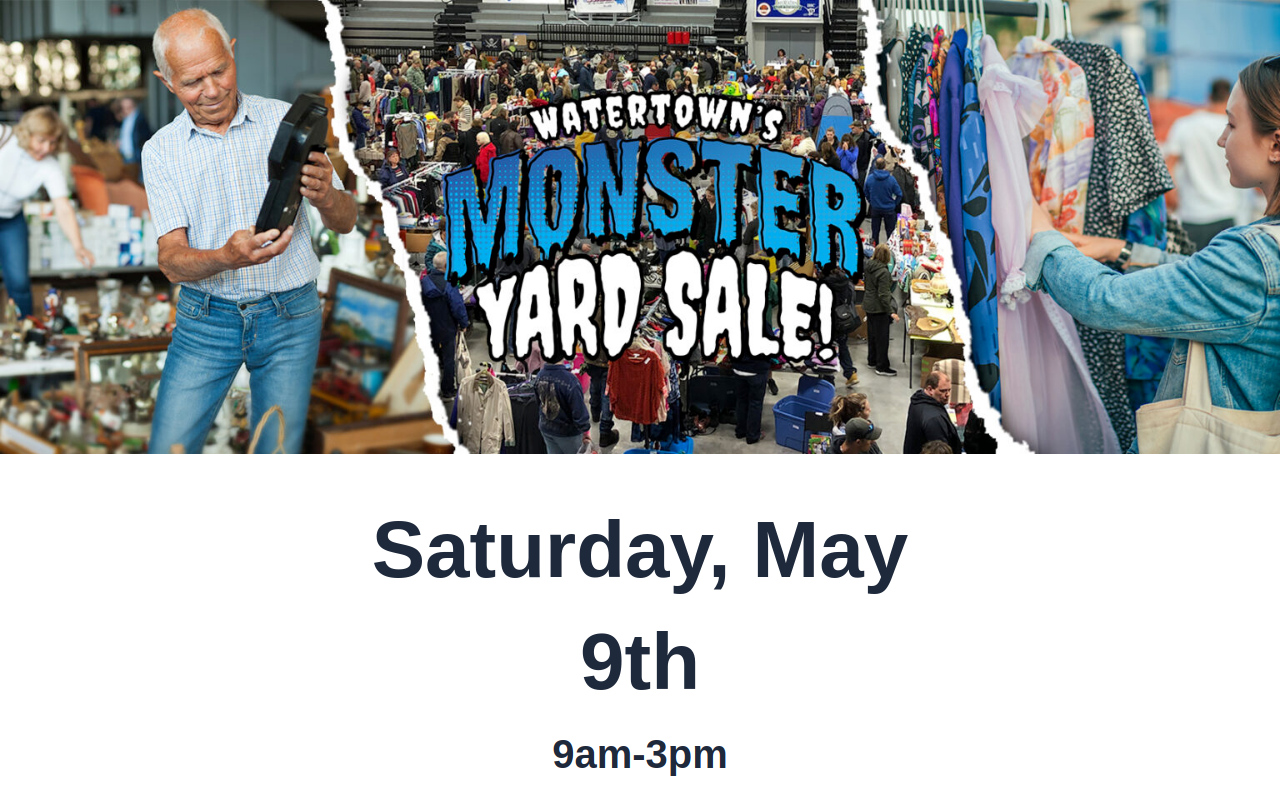 Monster Yard Sale website preview