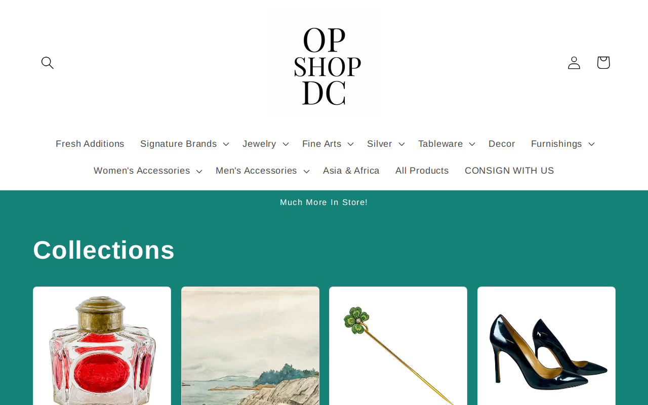 Christ Child Opportunity Shop website preview