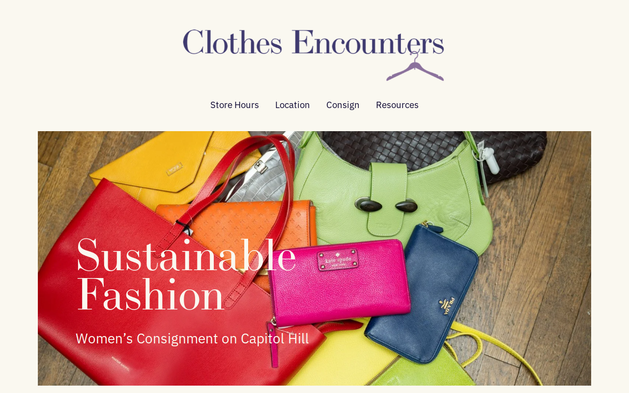 Clothes Encounters DC website preview