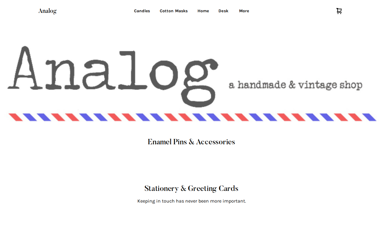 Analog website preview